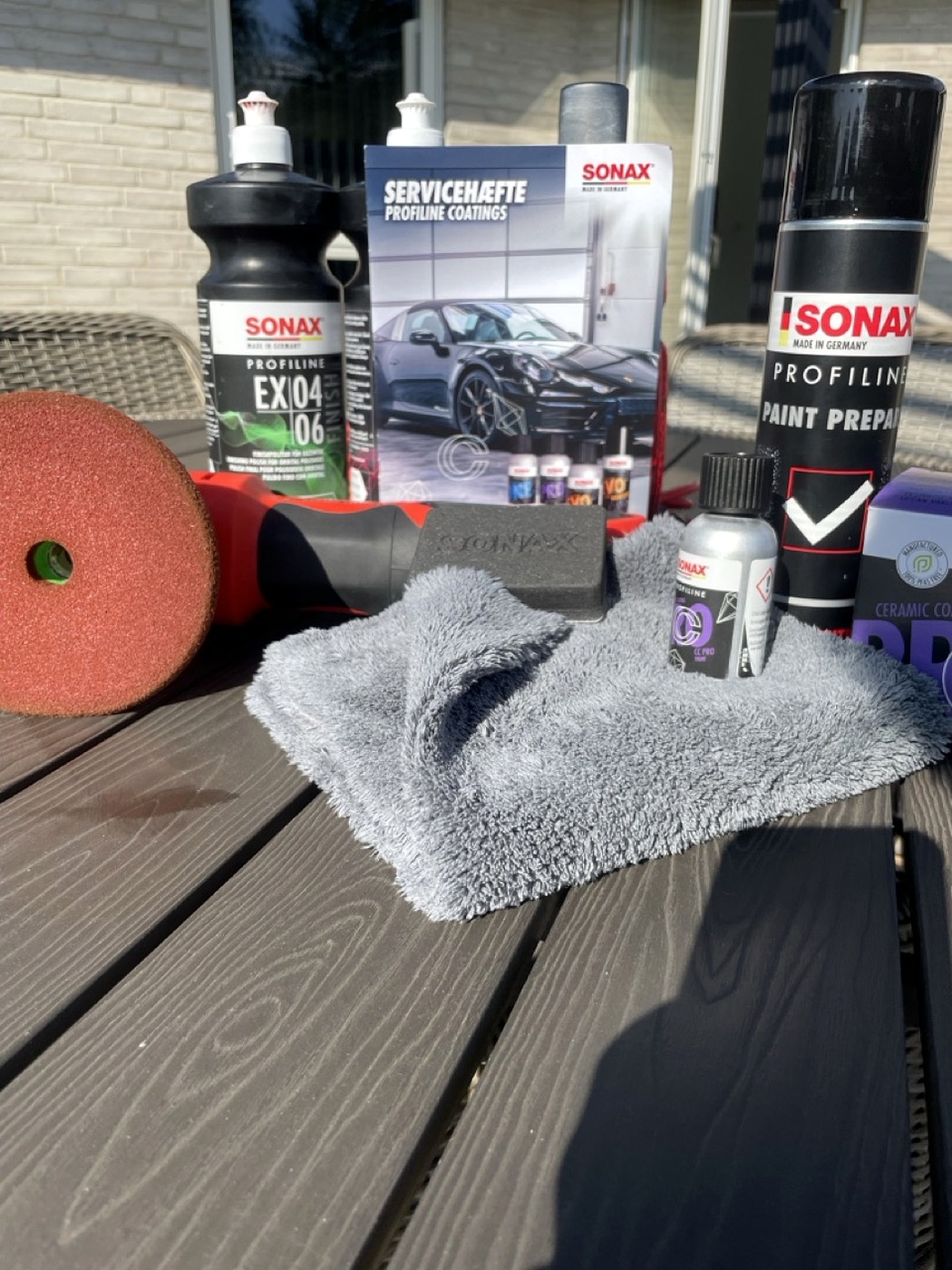 SONAX Profiline polering- og coating-udstyr – professionelt poleringsudstyr
